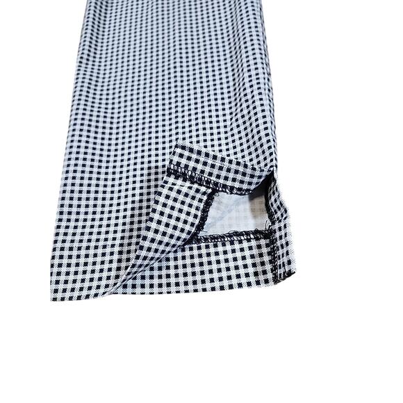 Jones New York Grace Ankle Dress Pants Womens 8 Gingham Check Plaid Black White - Picture 6 of 9